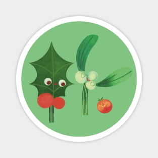 Mistletoe + Holly= Baby Berry Magnet